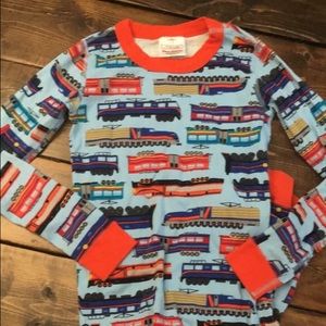 Hanna Anderson train pajamas